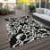 Chayden Flatweave Washable Damask Indoor / Outdoor Rug