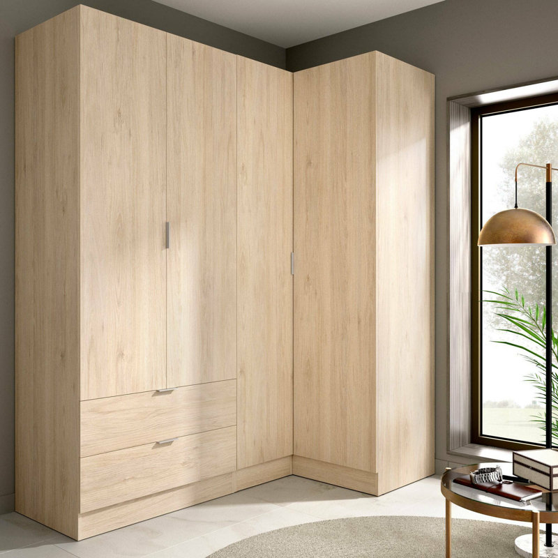 4 Door Manifactured Wood Wardrobe