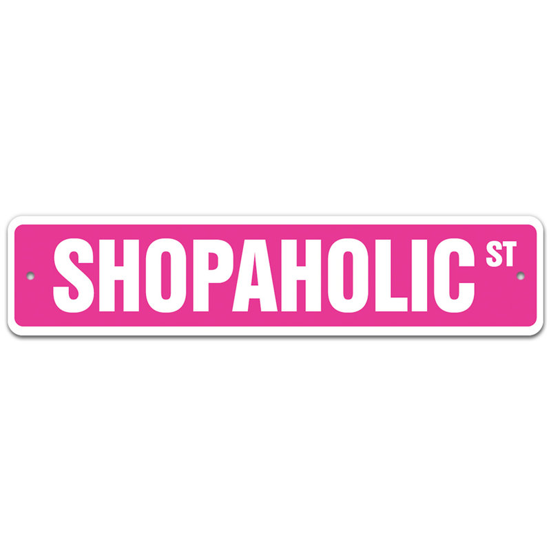 Plaque de rue, H 6 po x l 24 po x P 0,1 po