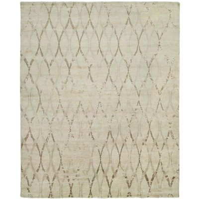 Lilbourn Geometric Area Rug in Beige