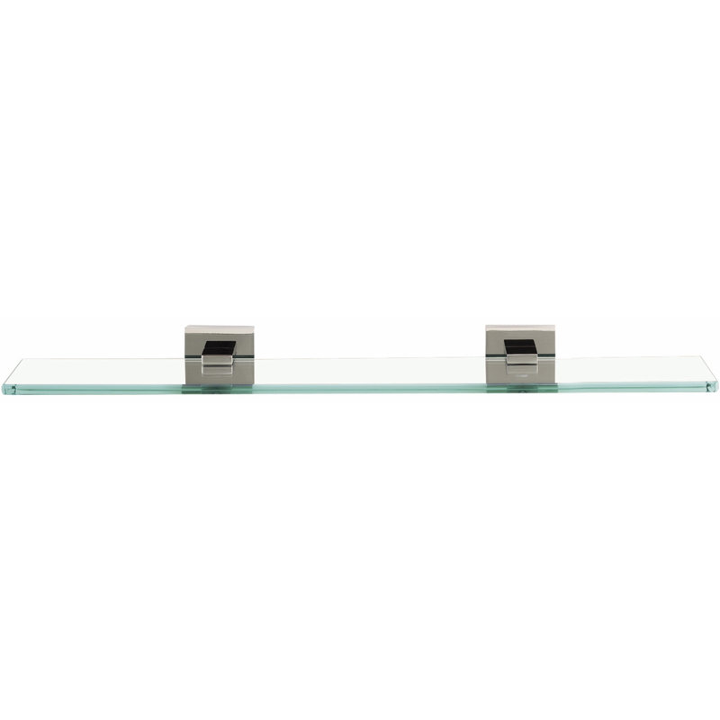Contemporary II Bracket Shelf, Satin Nickel, 0.875" H x 18" W x 4.5" D