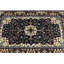 Tapis floral crème en laine noué à la main-85897396