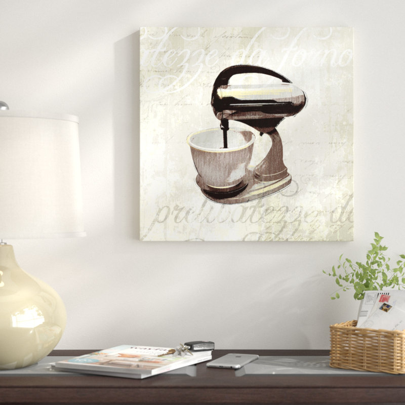 «Kitchen Aide IV», impression sur toile tendue, H 26 po x l 26 po x P 1,5 po, Pas de tapis, Toile tendue