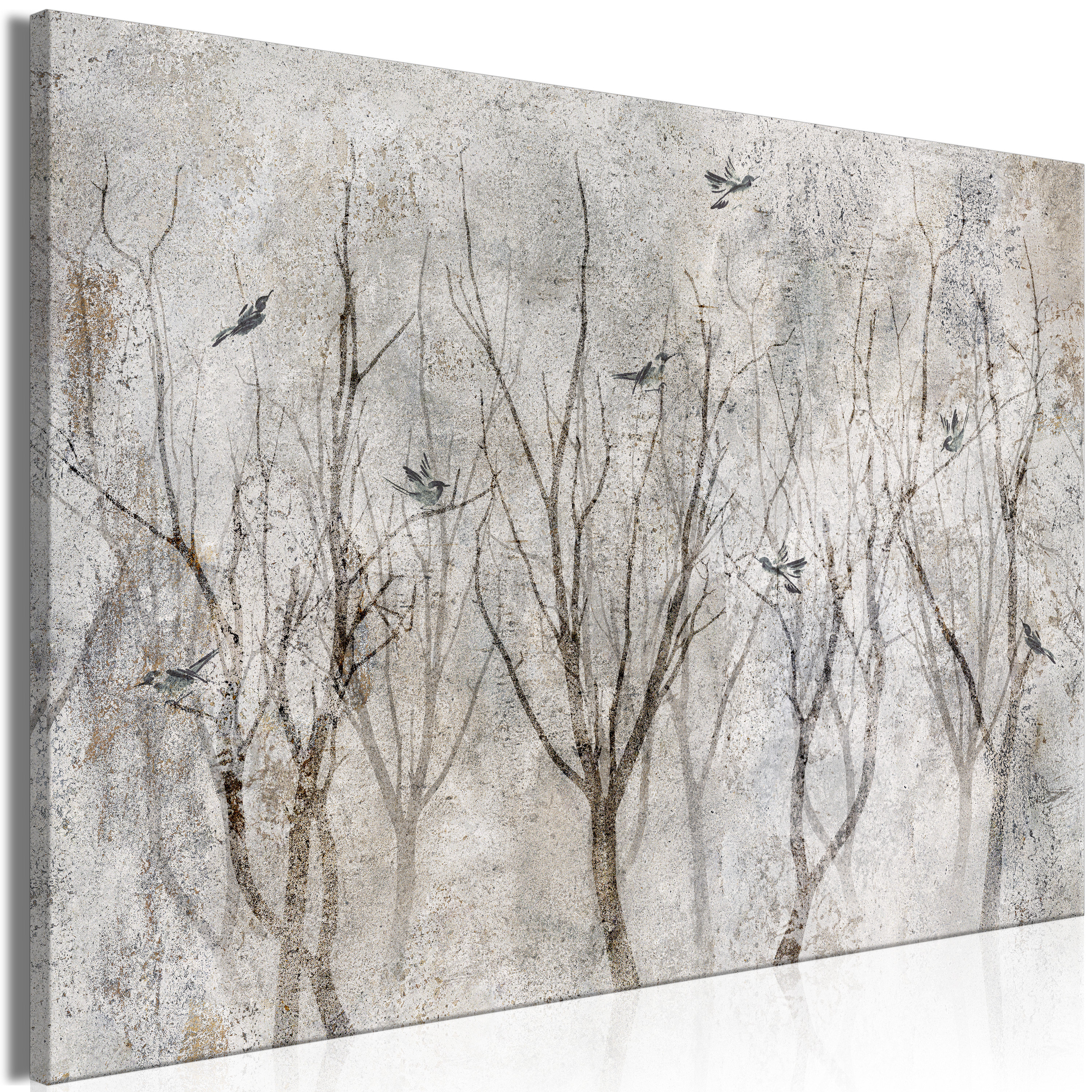 Lark Manor Singing in the Forest (1 Part) Wide Art Print on Canvas ...