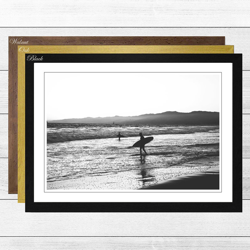 Single Picture Frame Print, Oak