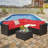 Morriston 5 - Person Patio Conversation Set with Cushions-1795890376
