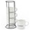 White COFFEE Stackable Coffee Mug Set with Rack