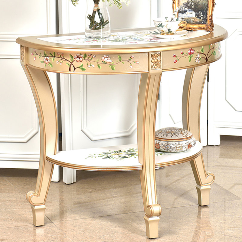 Console demi-cercle Champagne