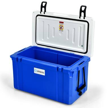 Engel 30 Quart Live Bait Dry Box Cooler with Rod Holders