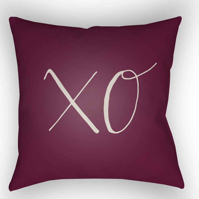 Outdoor Throw Pillow, Pink, 20" H x 20" W x 4" D