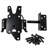 FCD Heavy Duty Fence Gate Latch, 9 x 5.5 Inch, Black, 4 Pack