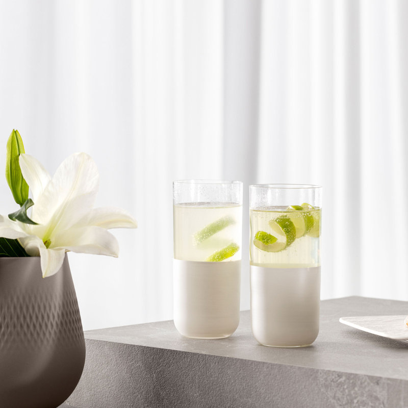 Manufacture Rock Blanc Highball Glass