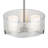 Arnis 3 - Light Brushed Nickel Single Pendant