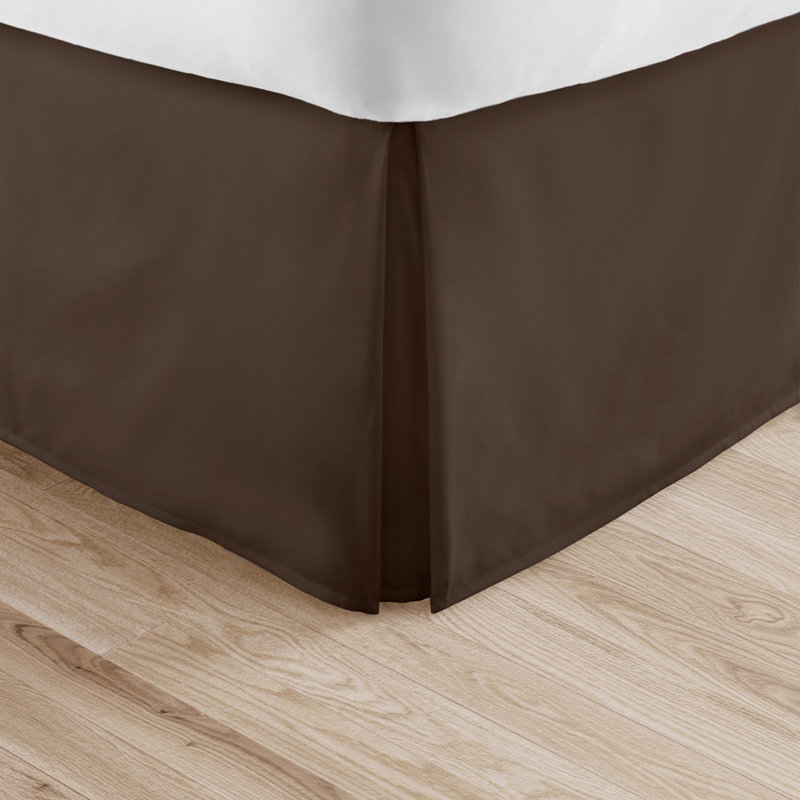  Jupe De Lit De 1800 Fils Roscoe, Chocolat, Simple TG