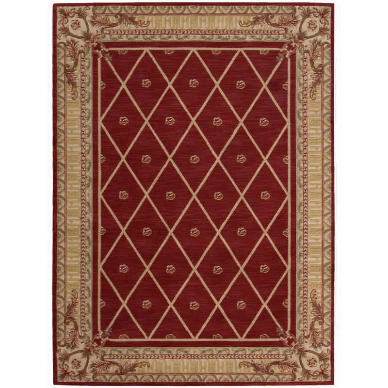 Payzley Wool Geometric Indoor Rug, Rectangle 9'6" x 13'
