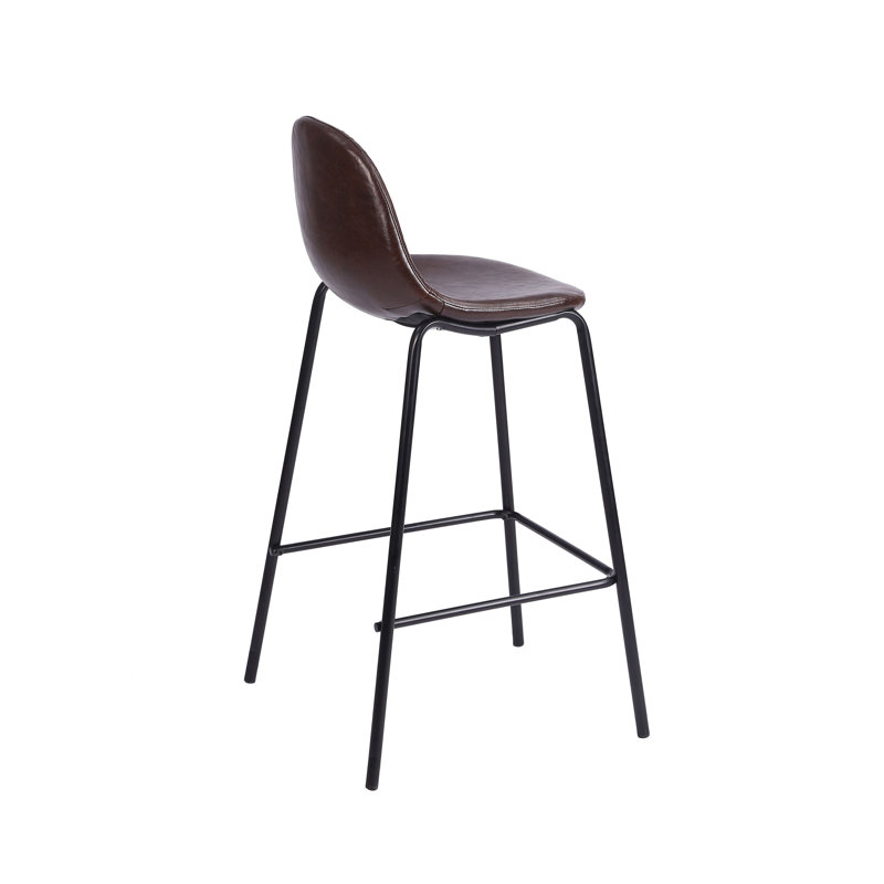 Tabouret Darby, Brun, Tabouret de comptoir (siège d'une hauteur de 26 p