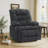 EONIX Dual Motor Lay Flat Lift Chairs Recliner, Power Lift Recliner Chair for Elderly and Adults, Chair Lift with Cup Holders and Charging Ports, Power Lift Sofa with Heat and Massage, Coffee, Brown-117579658