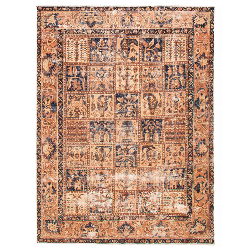 Antalya One-of-a-Kind 6'11" X 9'5" 1990s Wool Area Rug