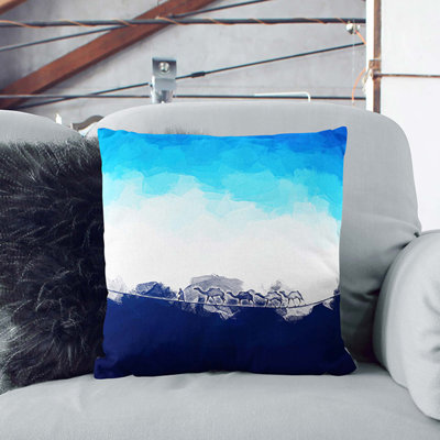 Abstract Square Throw Cushion