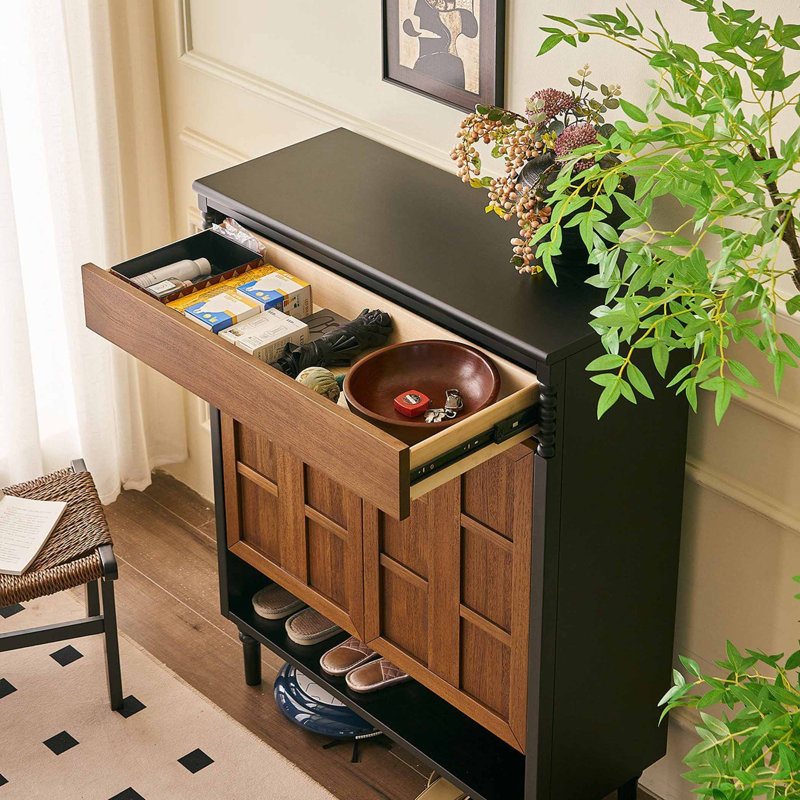 Armoire à chaussures rétro de style français