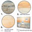 Pinkston - ensemble d'art mural coucher de soleil côtier-107756744-107756749