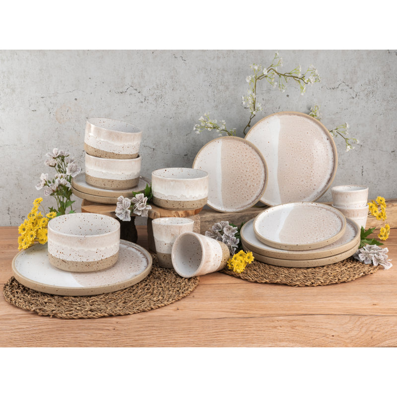 Piece Stoneware Dinnerware Set - Service for 2