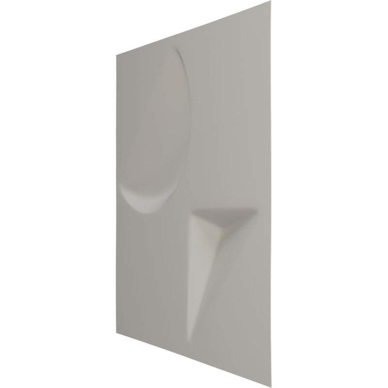 L 11 7/8 po x H 11 7/8 po Panneau mural décoratif 3D EnduraWall Apollo, ruée vers l'or métallique (couvre 0,98 pi2)