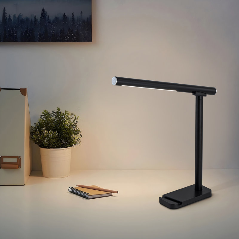 Rechargeable Led Dimmable Desk Lamp, Black