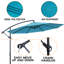 Parasol en porte-à-faux 10 pi Erbe-815474378