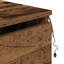 Wall-Mounted Bedside Cabinet, Veneer-1215779934