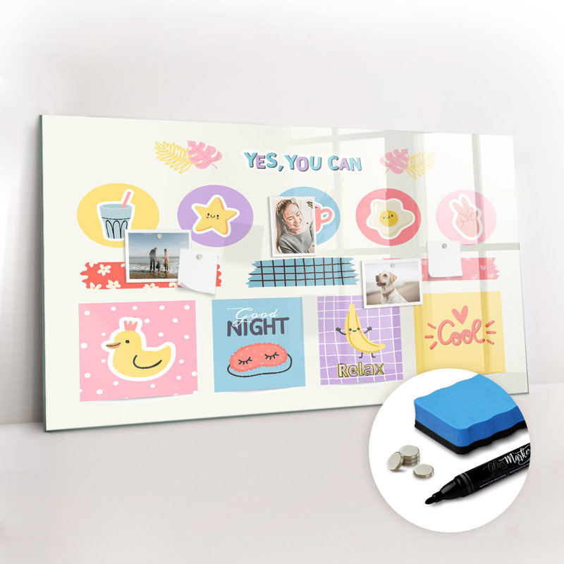 Magnetic Glass Dry Erase Board