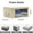 3Pcs Non-Woven Folding Storage Box Quilt Storage Bag Wardrobe Clothing Storage Box Dustproof-1970305448