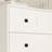 Chest Of Drawer with 5 drawers white color farm door