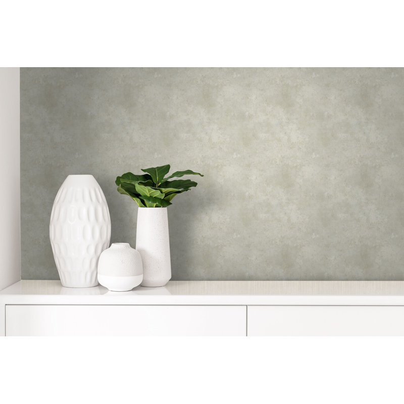 Rouleau de papier peint L 33 po x L 20,5 po Mylan, gris