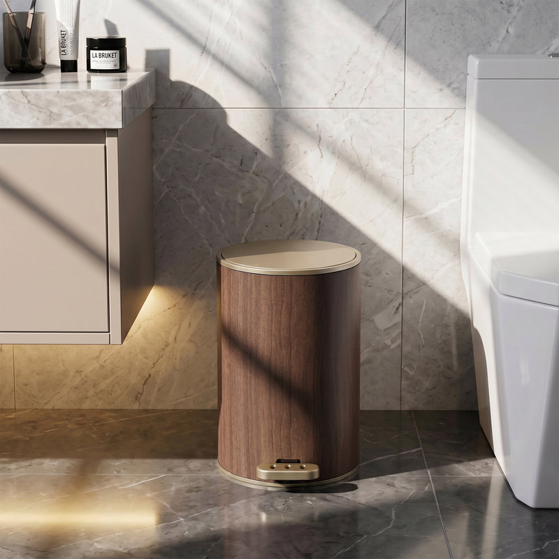 PP；ABS Kitchen Trash Can, 12 L
