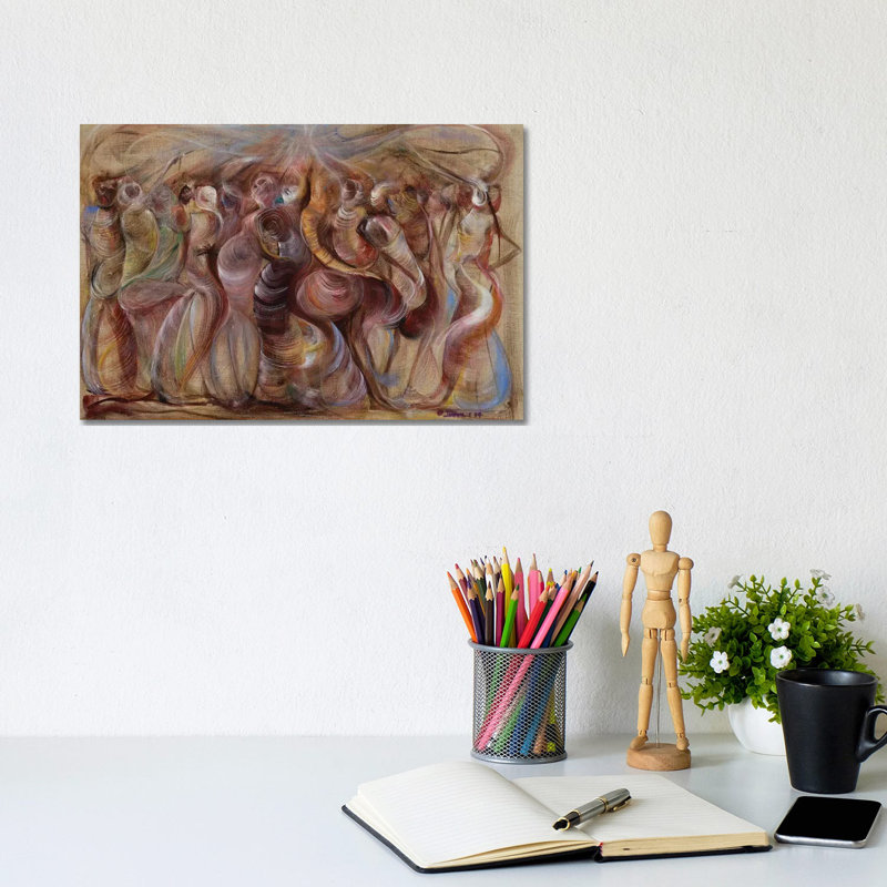 Storming by Ikahl Beckford - Wrapped Canvas Painting, 20.32 cm H x 30.48 cm W