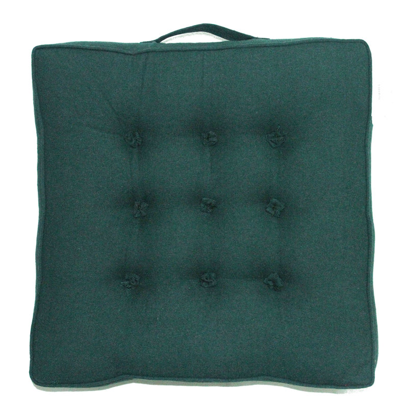 Domaingue Garden Seat Cushion, Jade Green