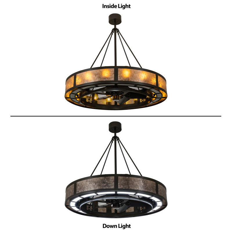 Smythe LED Downrod Ceiling Fan