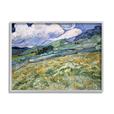 " Landscape from Saint Remy Van Gogh " Oil Painting