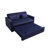 Futon Sofa Bed, 3-In-1 Multi-Functional Corduroy Sleeper Couch With Adjustable Backrest And Pillows, Ideal For Various Living Spaces-501002139