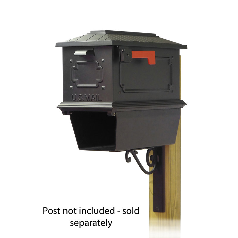 Kingston Aluminum Post Mounted Mailbox