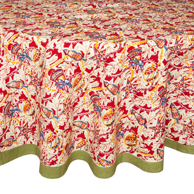 Noel Handmade Floral Tablecloth