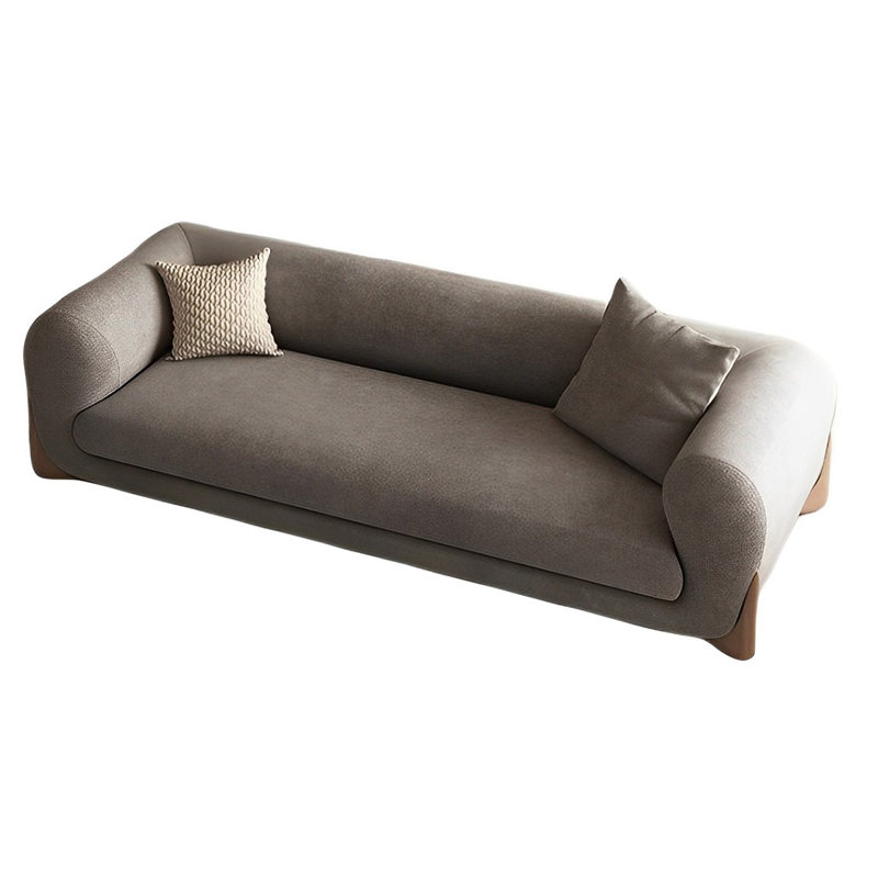 Banc de rangement moderne avec tabouret, H 21,65 po x l 70,86 po x P 25,59 po, Gris