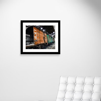 Earmel 'Train Yard II' Framed Photograph
