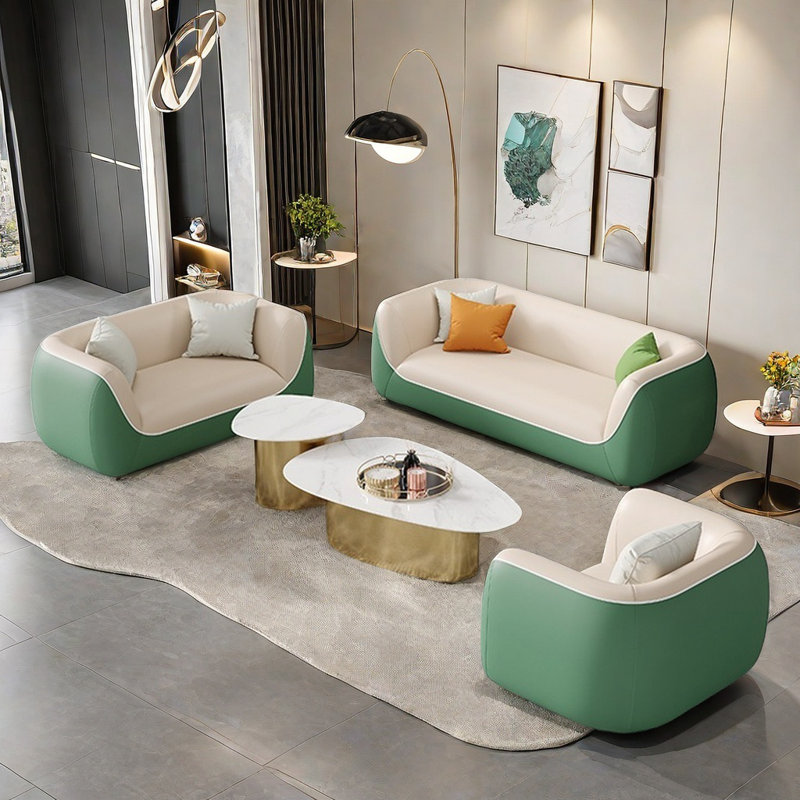 Modern Simple Sofa Coffee Table Combination