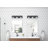 Derquan 3-Light Modern Square Glass Light Shade Dimmable Vanity Light