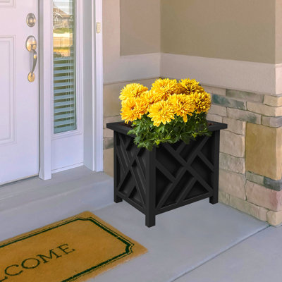 Pot à fleurs à motif treillis 14,75 po Calista