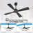 52 In. 4 Solidwood Walnut Blades Dc Motor Indoor Standard Ceiling Fan With Remote Downrod-430061719-430061716-434971800