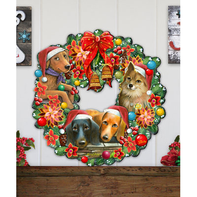 Christmas Dog Decorative Accent