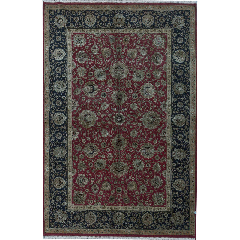 Dharma Oriental Area Rug in Red/Black